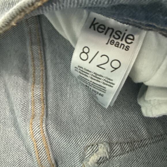 Kensie Jeans The Savannah High Rise Flare Light Blue Jeans Size 8/29 - Picture 5 of 5